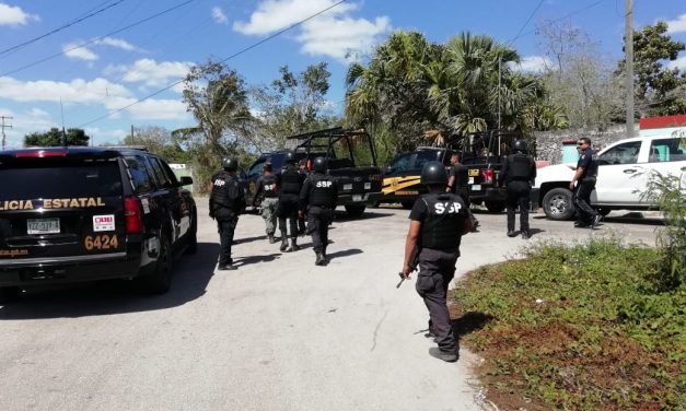 Disparos con arma de fuego en Motul derivan en despliegue policíaco (Vídeo)