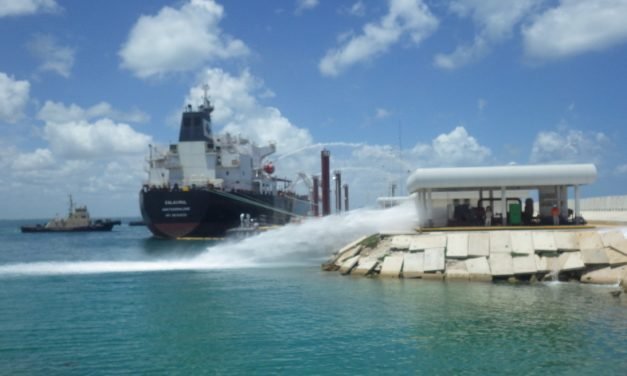 Ejercicio de protección de Armada de México este jueves en puerto Progreso