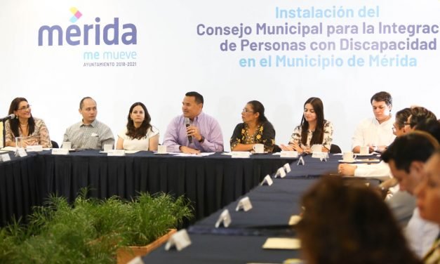 Instalado en Mérida Consejo Municipal para Integración de Personas con Discapacidad