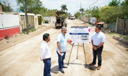 Extienden mejora de vialidades al poniente de Mérida