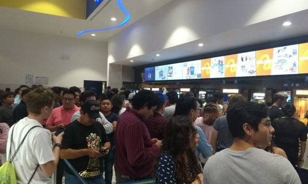 Tumultos en Mérida para presenciar Avengers: Endgame