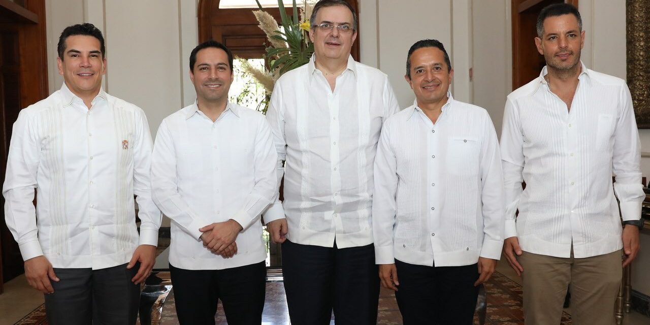 Cónclave de gobernadores Sur-Sureste con canciller Marcelo Ebrard