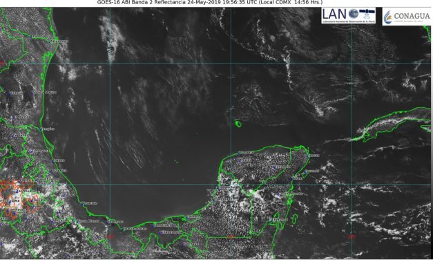 Mira el pronóstico del clima este fin de semana en Península de Yucatán