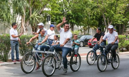 Con rally y pedaleando concluye “Semana de la Niñez”  en Mérida