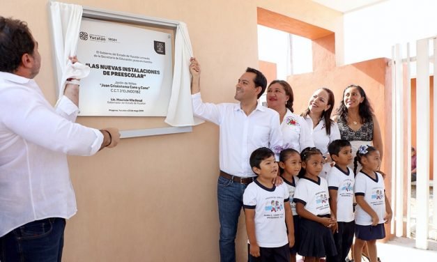 Puerto Progreso tiene nuevo jardín de niños y así fue la inaguración