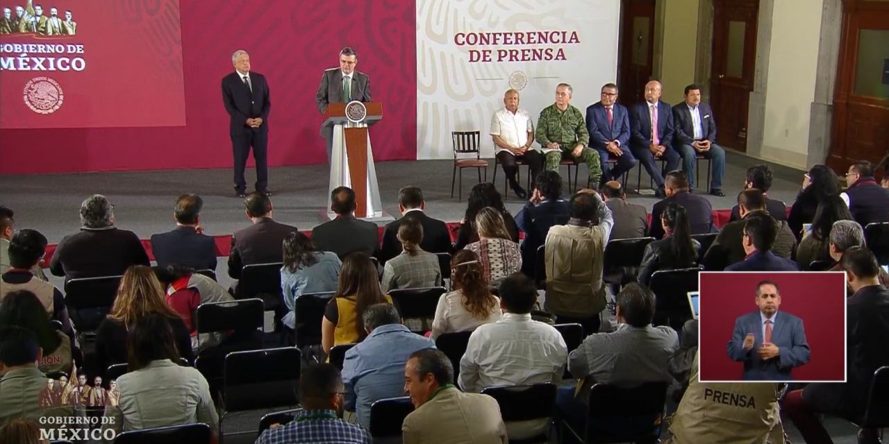 Presentan comisión especial por acuerdo migratorio con Estados Unidos