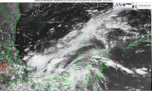 Fin de semana con bajo potencial de lluvias y calor de hasta 38 grados domingo y lunes