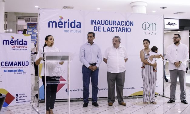 Primer lactario en plaza comercial de Mérida