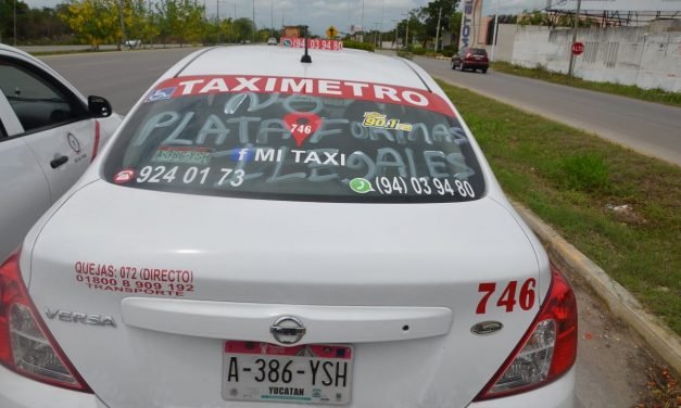 Protesta contra plataformas y registro a reelección en gremio taxista