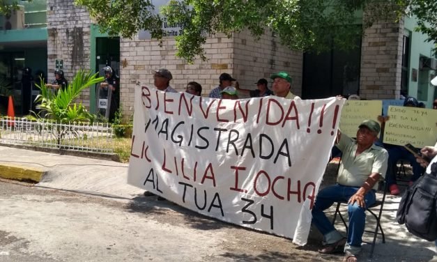 Victoria de ejidatarios: asume nueva magistrada y ofrece “corregir” (Video)