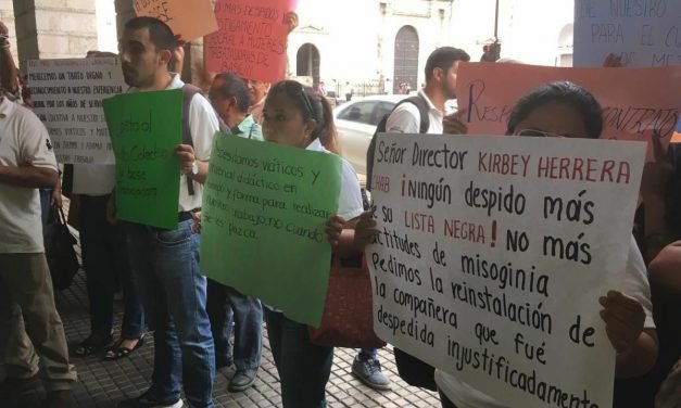 Inconformidad de sindicalistas en IEAEY