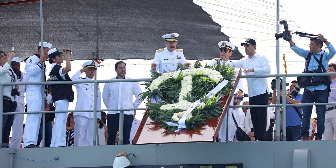 Día de la Marina en Yucatán, homenaje al sector marítimo nacional