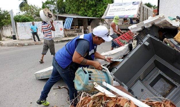Sacan habitantes de Mérida 420 toneladas de cacharros este fin de semana