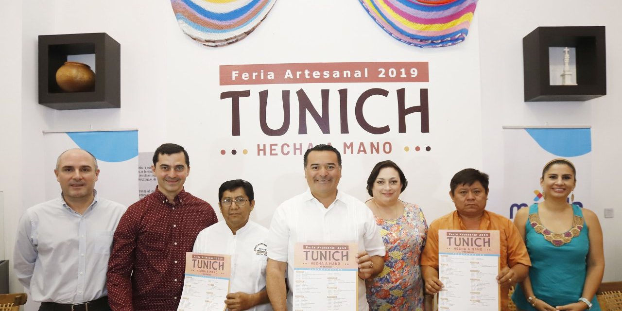 Presentan programa de 18a. edición de Feria Artesanal  Municipal Tunich 2019