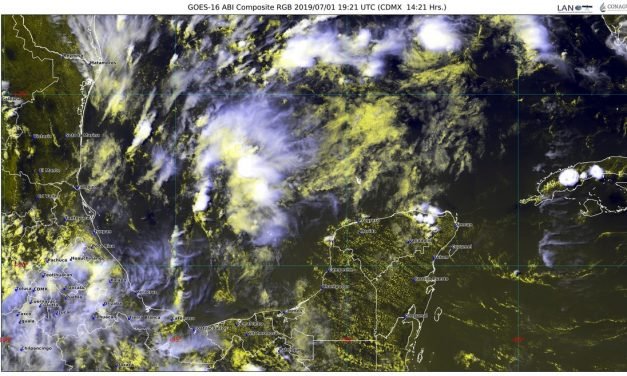 Hasta 39 grados en Yucatán y Campeche en los próximos tres días, con potencial de chubascos