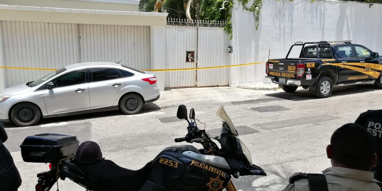 Asalto y disparos en residencia de colonia de Mérida