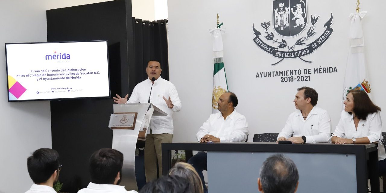 Buscan crecimiento ordenado y sostenible de Mérida con firma de convenio