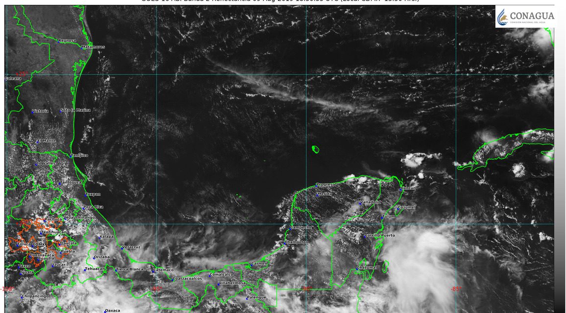 Así el clima para este fin de semana en la Península de Yucatán