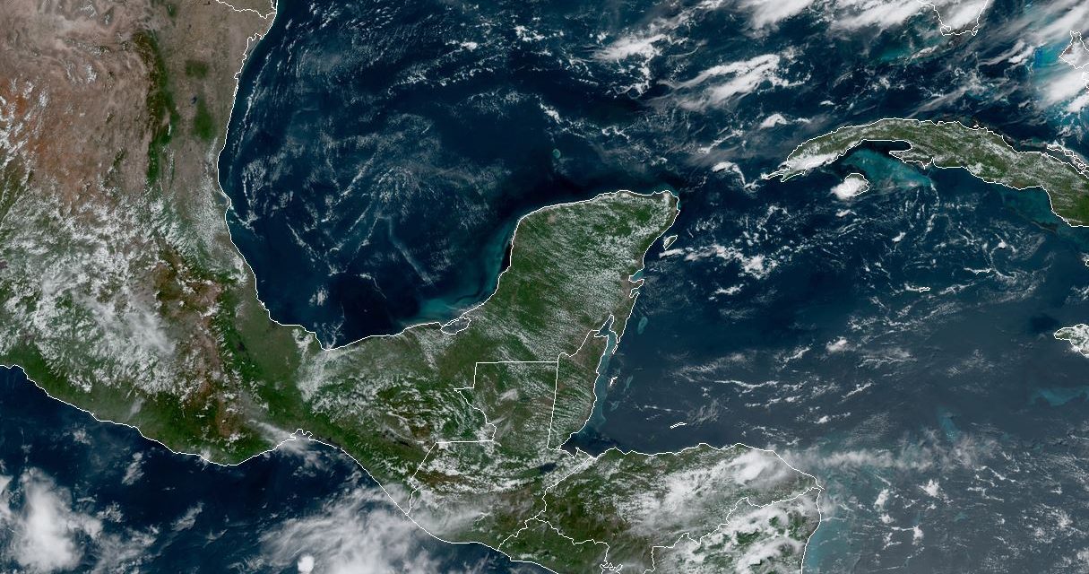 Chubascos y hasta 40 grados en Península de Yucatán en los próximos días