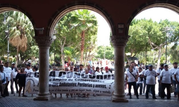 Dispuestos ambulantes de Mérida a reinstalación, pero con garantías