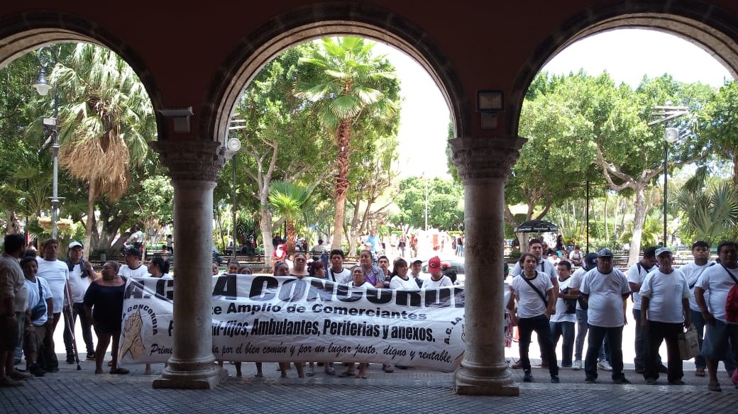 Dispuestos ambulantes de Mérida a reinstalación, pero con garantías