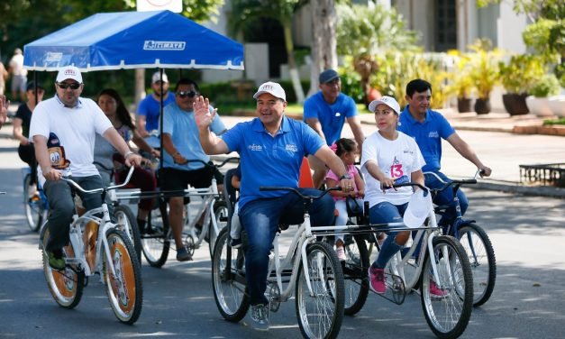 Ciclovías en tramos de antiguas rieles de tren a Progreso y Circuito Colonias (Video)