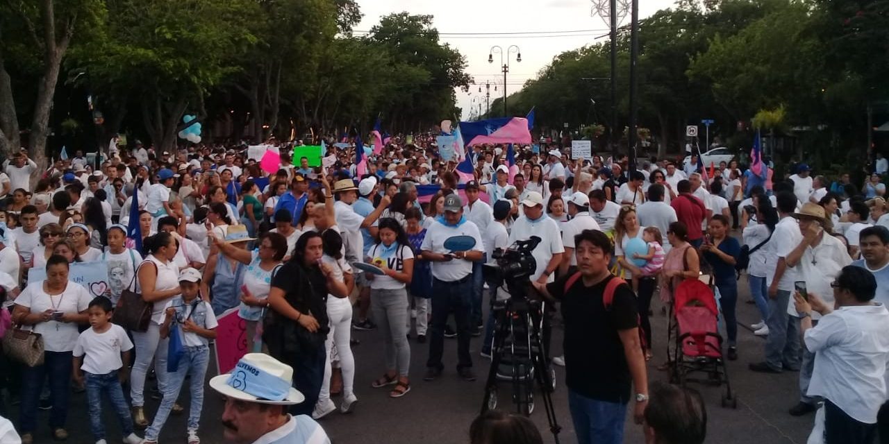 Salen ‘en defensa de la familia y a favor de la vida’ (Video)