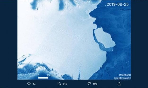 Iceberg gigante se ha desprendido de la Antártida