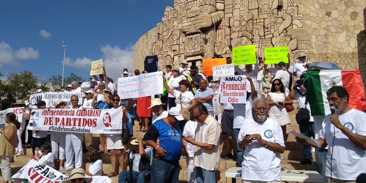 Molestos por primer año de gobierno de López Obrador (Video)