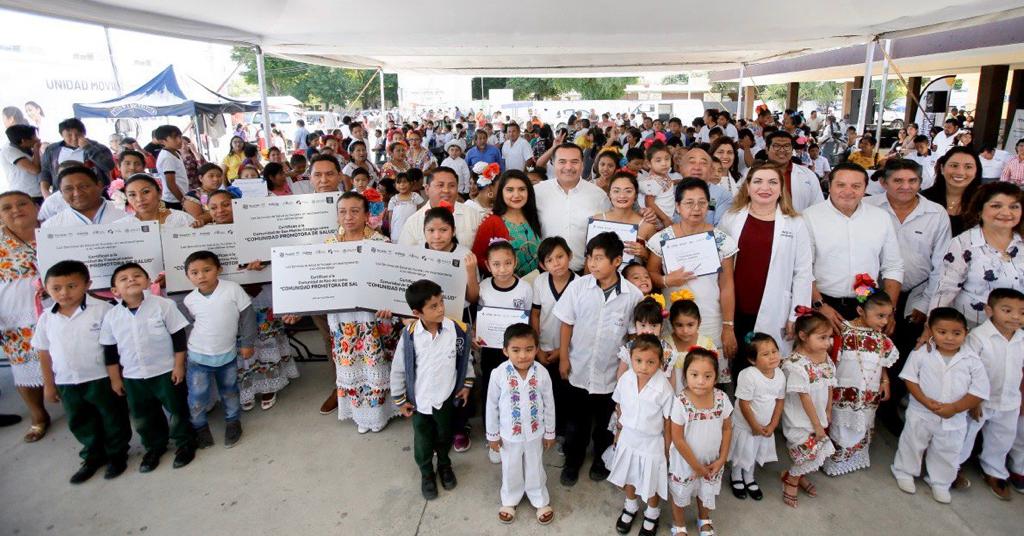 Otras 5 comisarías de Mérida, ‘saludables y promotoras de la salud’