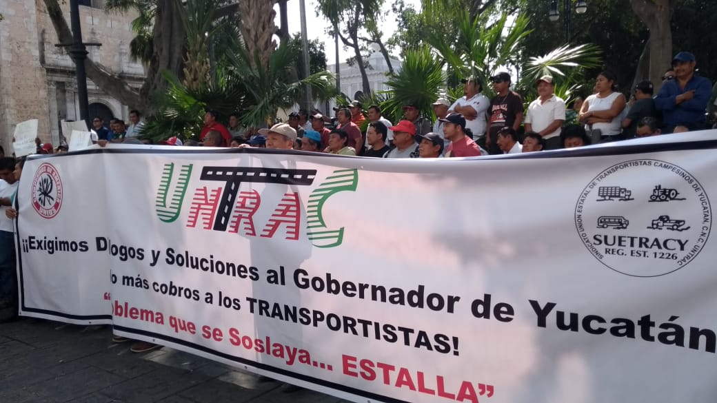 Transportistas priístas quieren más placas y nuevas tarifas (Video)