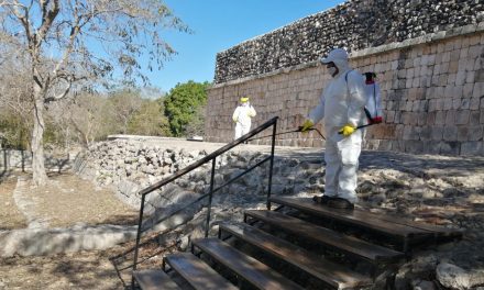 Desinfección en Chichén Itzá, Uxmal y otras zonas arqueológicas