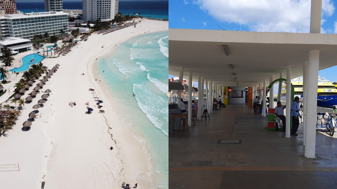 Caribe Mexicano prepara cierre de playas y de vialidades (Video)