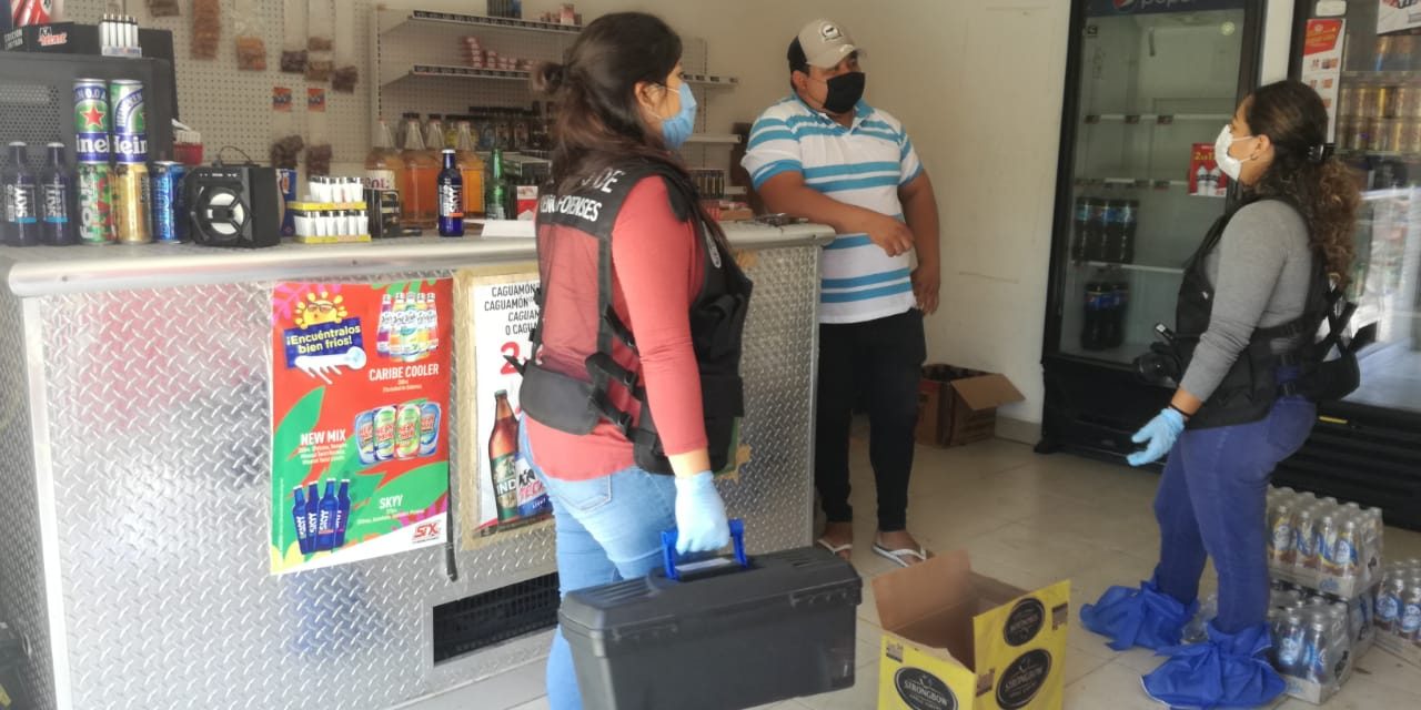 Roban agencia en Yaxkukul: se llevan cervezas y licores