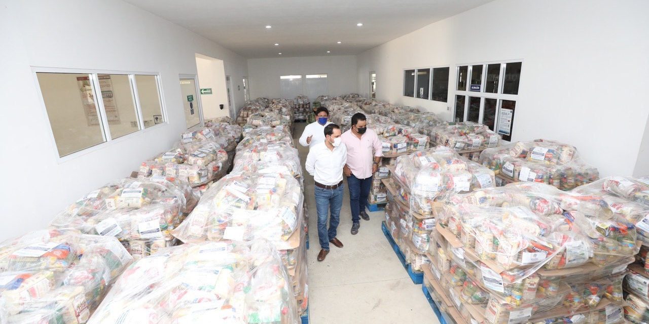 Inició distribución de ayuda alimentaria a 450 mil hogares yucatecos