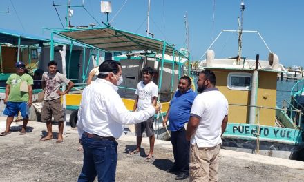 Entregan apoyos federales a casi 13 mil pescadores yucatecos