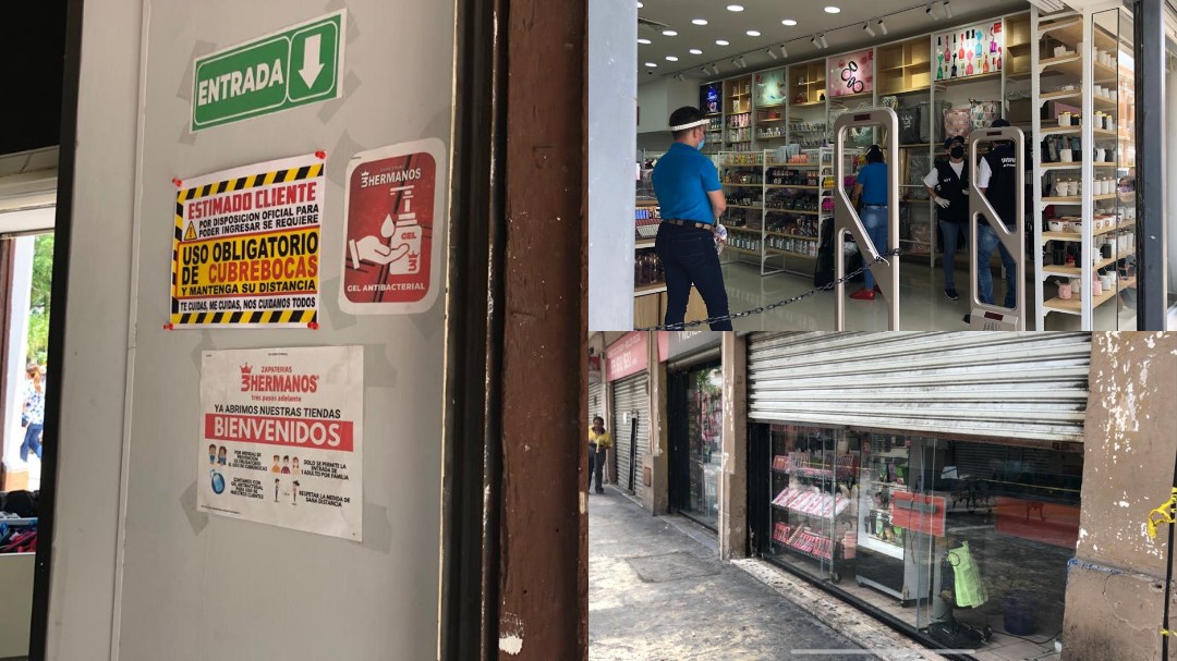 Reactivación gradual en el centro de Mérida; cierres y desempleo