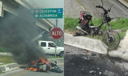 Luchador y albañil ‘pierde’ motocicleta en periférico de Mérida