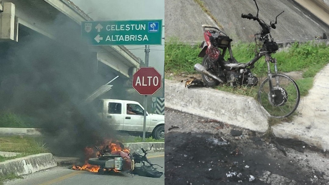 Luchador y albañil ‘pierde’ motocicleta en periférico de Mérida