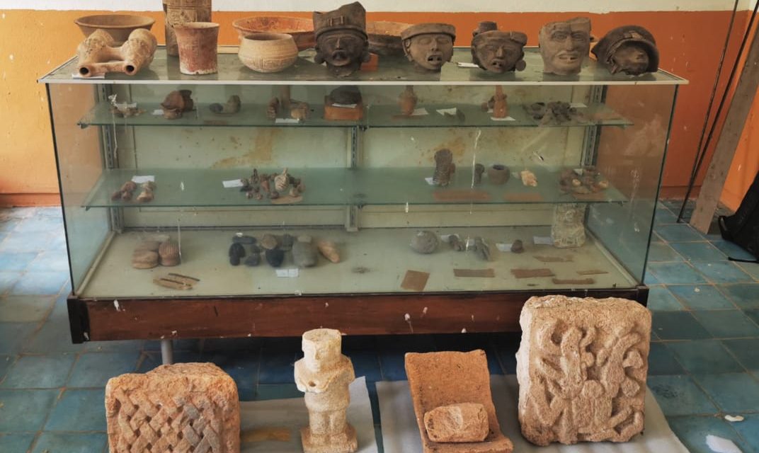 Recupera INAH 212 piezas de cerámica, lítica y fragmentos óseos de zona Puuc