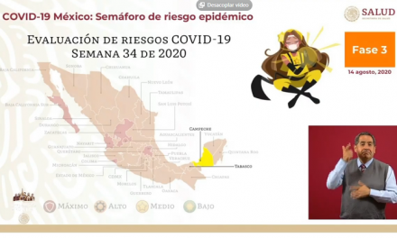 Campeche, el primer estado en pasar a amarillo en semáforo Covid