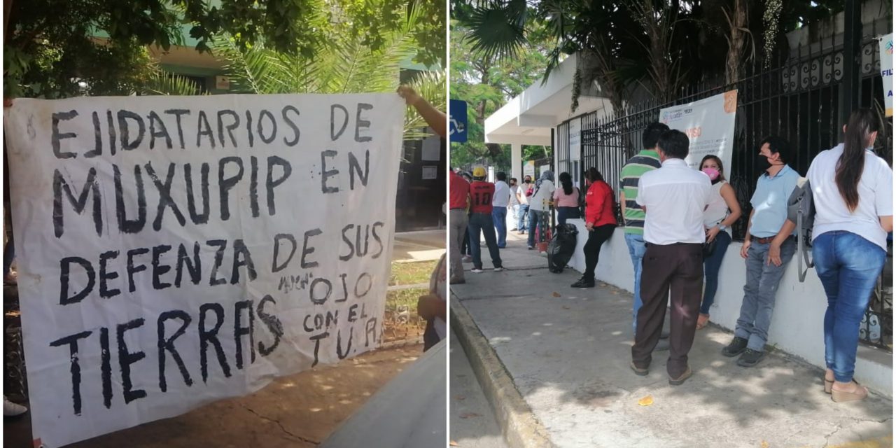 Campesinos y maestros en Mérida retoman manifestaciones