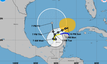 “Gamma” regresaría a tierra firme en Yucatán por la costa poniente