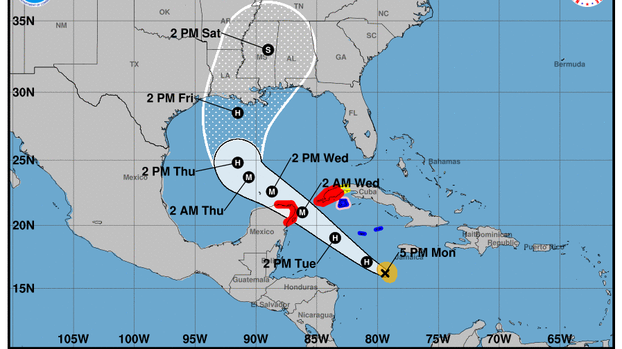 Pierde fuerza “Gamma”, pero sube amenaza de potencial huracán “Delta”