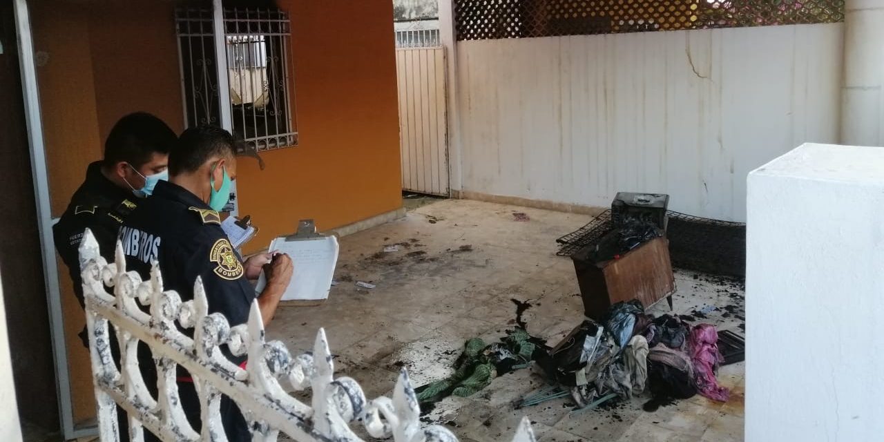 Lluvias, corto circuito e incendio: casa dañada al oriente de Mérida