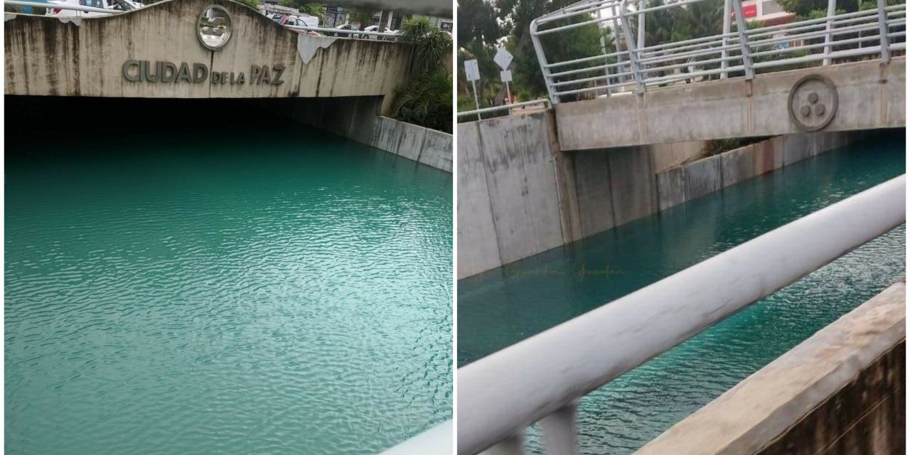 Inundación de casi 5 metros de altura en “Glorieta de la Paz” o Paso Deprimido