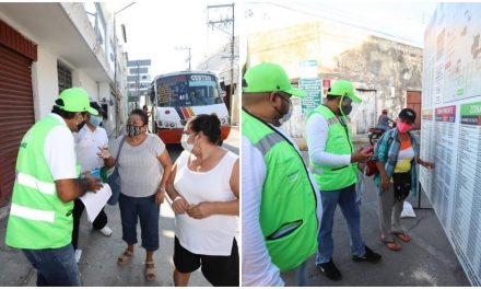 Crean “circuitos de acercamiento” entre paraderos en centro de Mérida