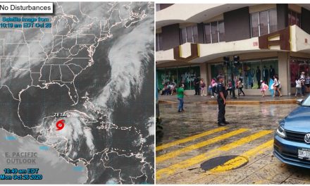 Suspende Yucatán labores y clases por aproximación de ciclón “Zeta”