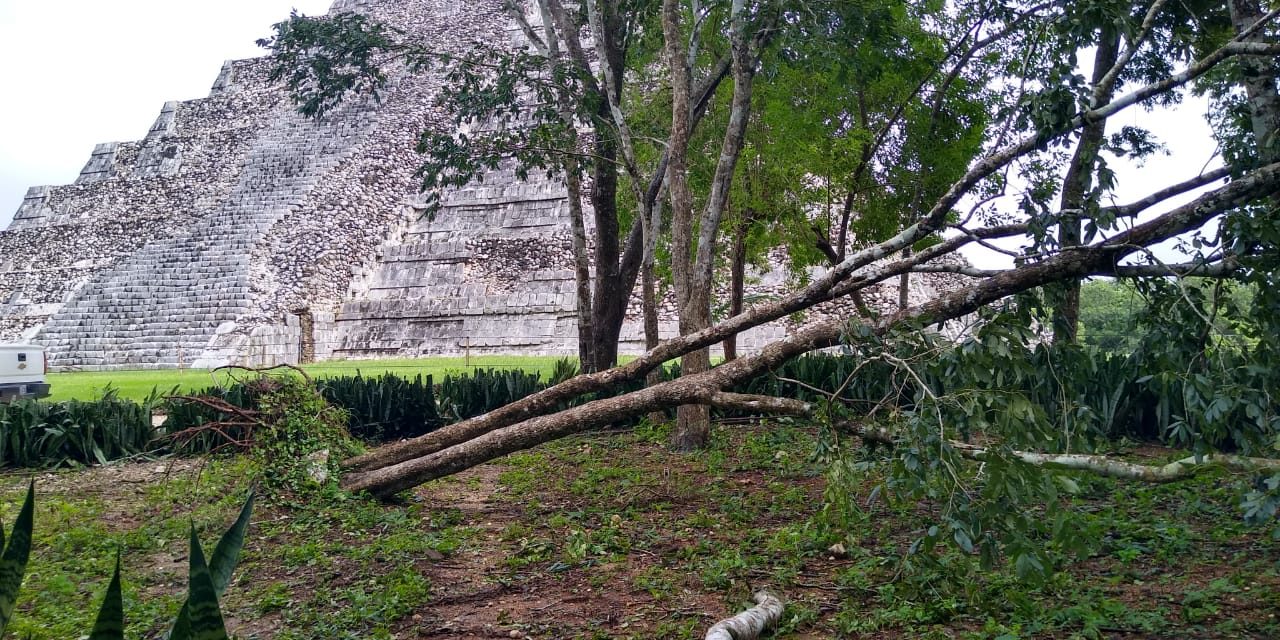 Dos días cerrada zona arqueológica de Chichén Itzá por tormenta tropical