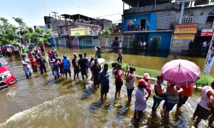 Tabasco, con 200 mil afectados y vienen más lluvias y escurrimientos